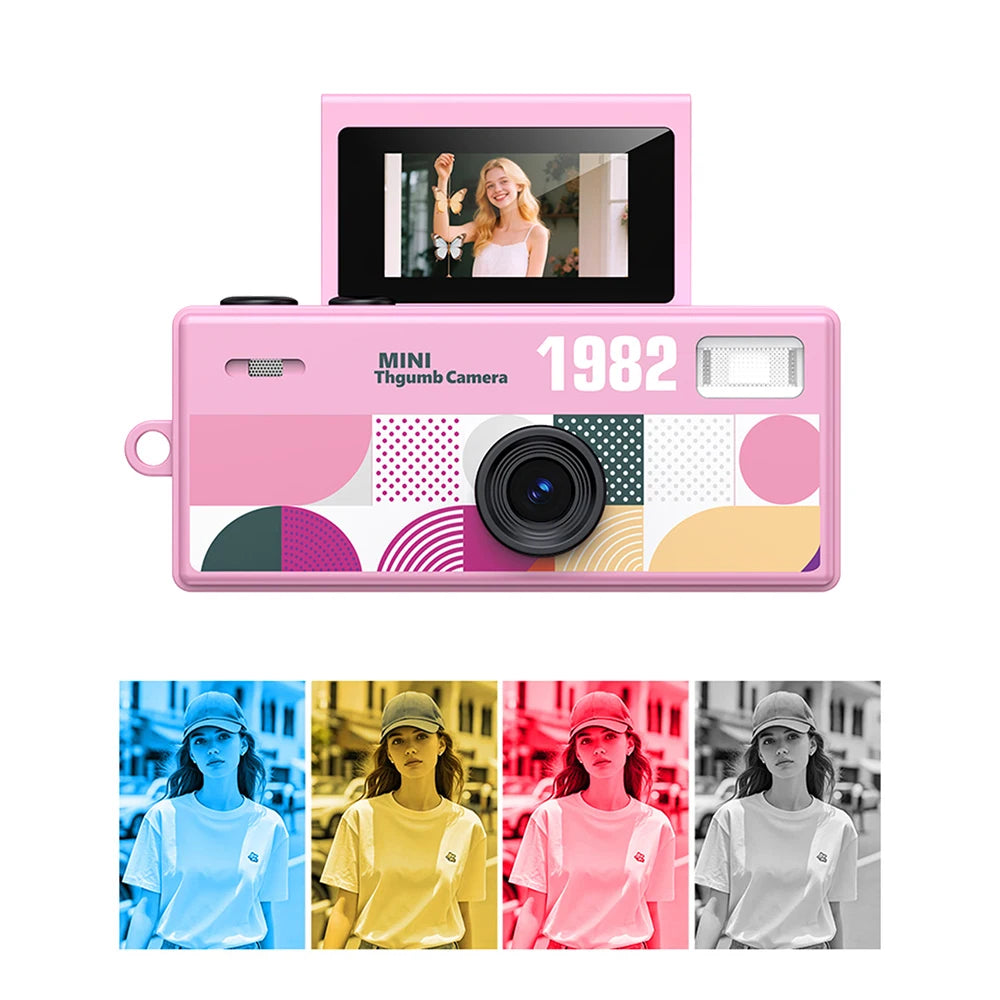 VERO ONE Mini Digitalkamera – CCD Digicam mit Flip-Display
