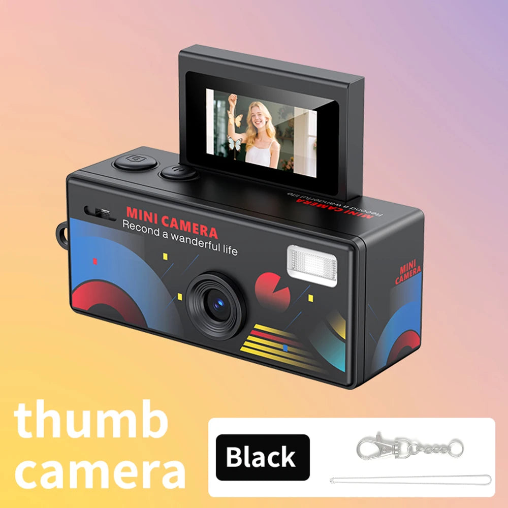 VERO ONE Mini Digitalkamera – CCD Digicam mit Flip-Display