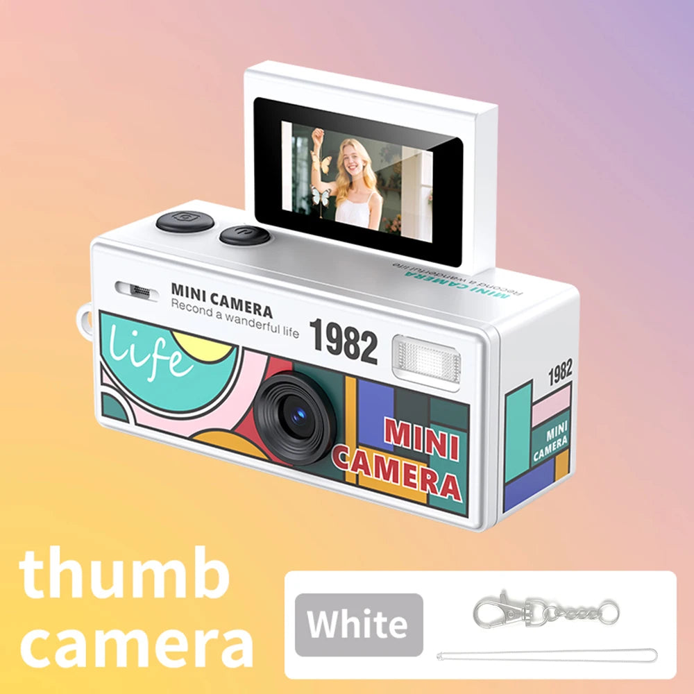 VERO ONE Mini Digitalkamera – CCD Digicam mit Flip-Display