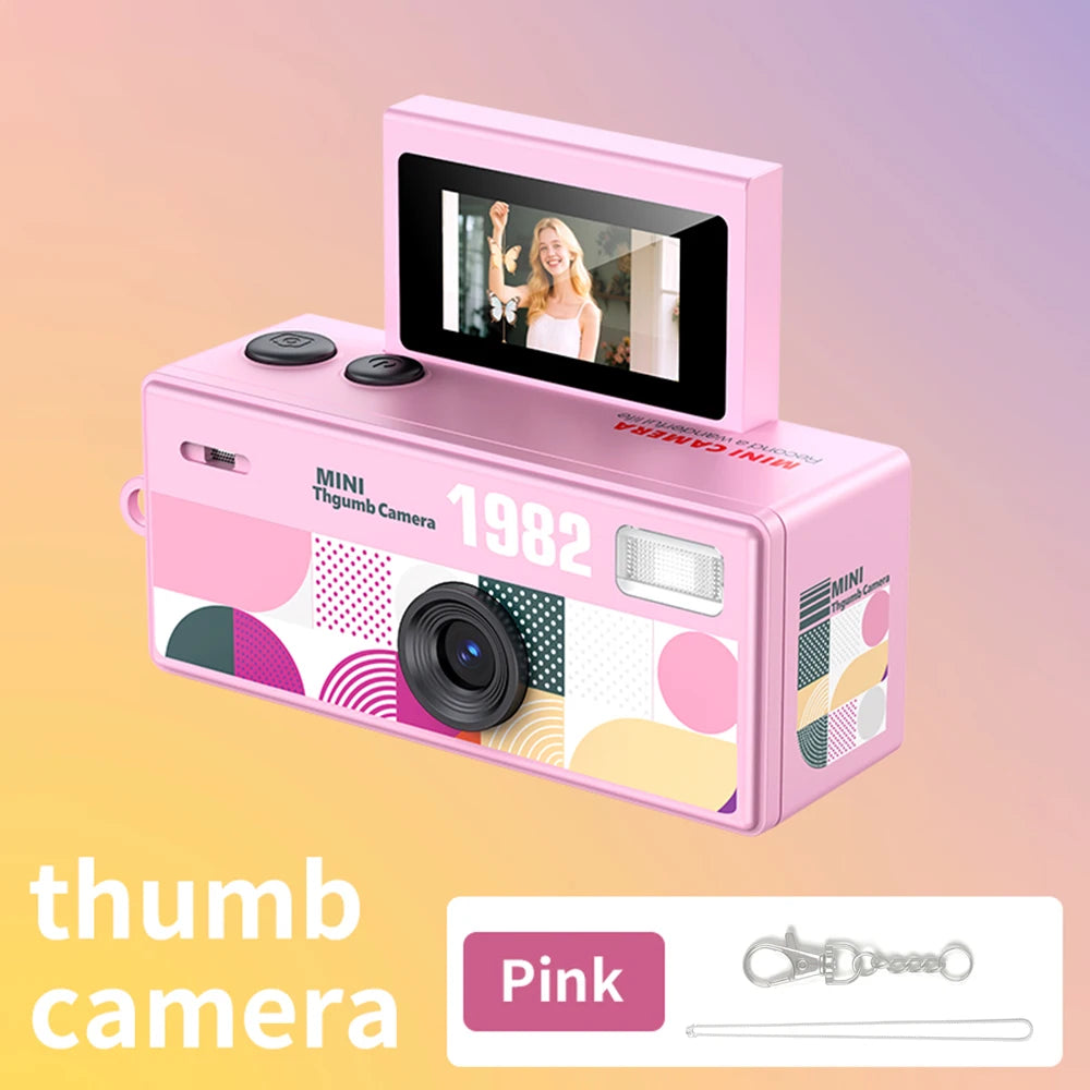 VERO ONE Mini Digitalkamera – CCD Digicam mit Flip-Display