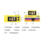 VERO ONE Mini Digitalkamera – CCD Digicam mit Flip-Display
